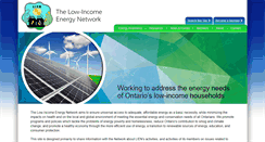 Desktop Screenshot of lowincomeenergy.ca