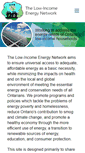 Mobile Screenshot of lowincomeenergy.ca